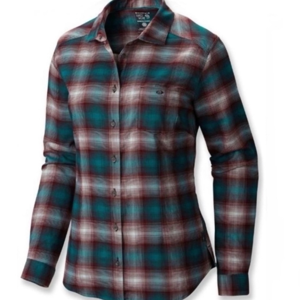 Women’s Columbia Plaid Shirt - Red and Green